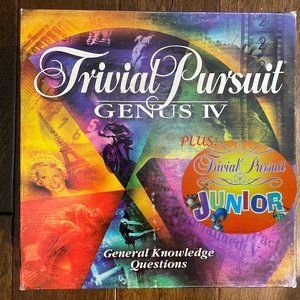 Trivial Pursuit Genius IV + Junior Cards 1996